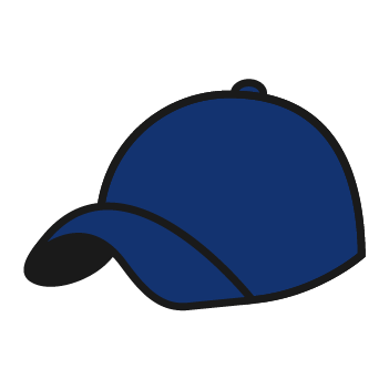 Ilustración gorra azul