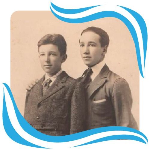 Carlos Cipriani y su hermano Joaquin, fundador del movimiento Scout en Guatemala