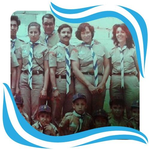 Foto antigua de los Scouts de Guatemala